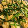 あっこの作ってみた!投稿(豆腐とニラのオイスターソース炒め)