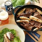 山椒香る牛肉となすのグリル