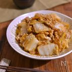 豚こまと白菜のマヨぽん酢炒め