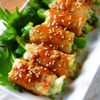 【ピーマンのチーズ肉巻き】チーズとタレが絡み合う~~😋の工程7
