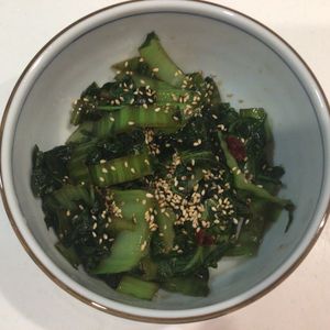 ゆみ棒ちゃんの作ってみた!投稿(超万能常備菜！生高菜のピリ辛油炒め)