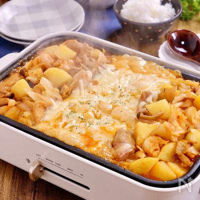 下味冷凍で簡単おいしい！『鶏肉とじゃが芋のチーズタッカルビ』