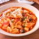 【鶏むね肉のトマト煮込み】濃厚トマトソースにチーズがとろり♡