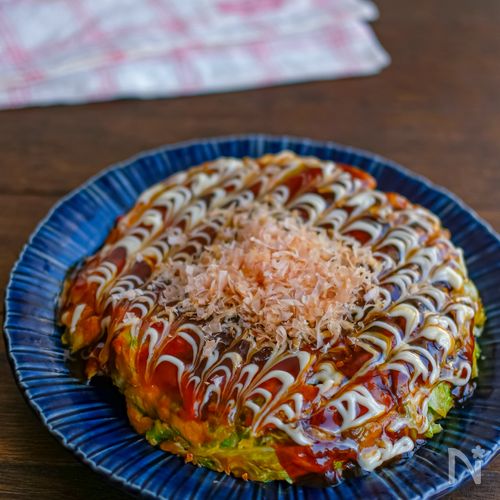 春キャベツたっぷりたこ焼き風たまご焼き
