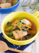 別茹で不要♪『鶏むね肉と春雨の具沢山おかずスープ』