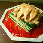 レンジで簡単♪でも本格的♪我が家の絶品棒々鶏♪