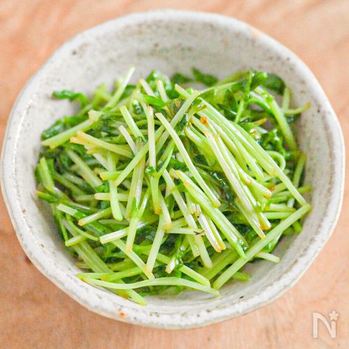 シンプルで最高においしい！豆苗炒め