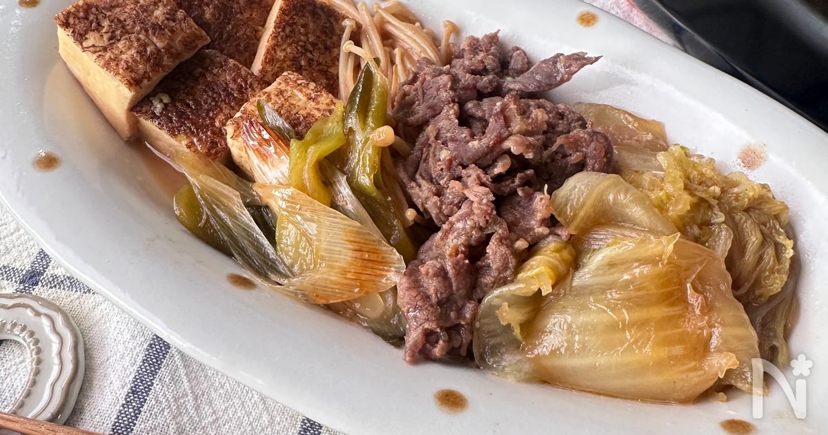 放置で完成♪しみしみ肉豆腐