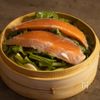 かぶと鮭の白だし蒸しの工程4