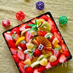 【重箱スコップケーキ】お正月のおもてなしに♪フルーツたっぷり