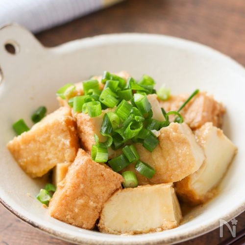 素朴がいい♪厚揚げの味噌煮