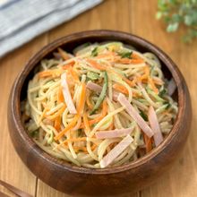 電子レンジで作る【基本のパスタサラダ】家族で取り合い♪