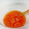 崩しトマトが旨！丸ごとトマトのごまだしうどんの工程4