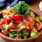 【トマトときゅうりのだし昆布和え】5分で簡単！