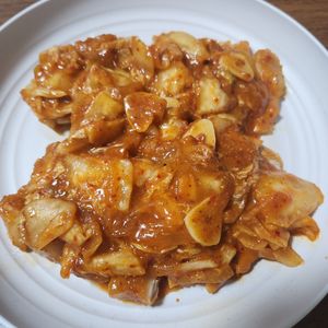 とももの作ってみた!投稿(【こくうま】やみつき豚キムチトンテキ)