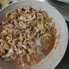 鶏皮坊主の作ってみた!投稿(【豚こま玉ねぎの生姜焼き】家計にやさしい柔らかお肉のおかず)