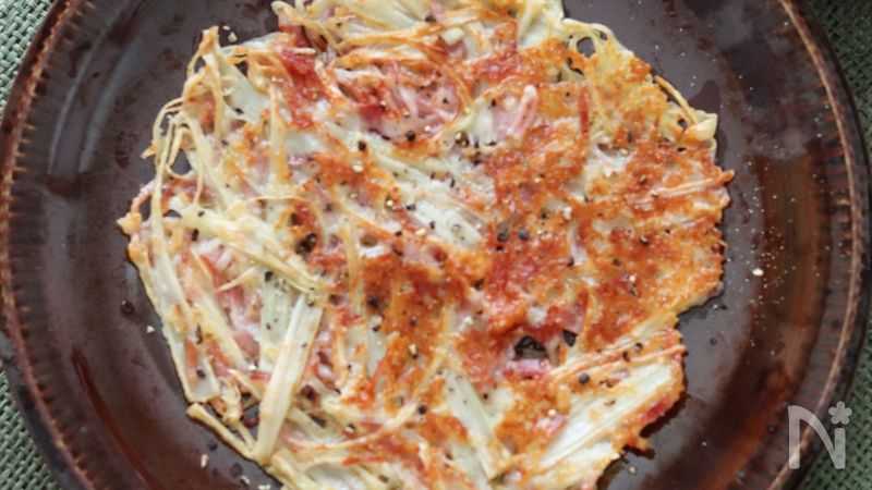 娘がめっちゃお気に入り ごぼうとベーコンのカリカリチーズ レシピサイトnadia