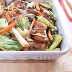 鶏むね肉と野菜の中華風オーブン焼き　オーブンで作る中華料理！