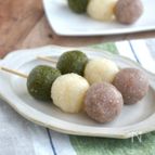 【優しい食感！】おからと甘酒の三色団子