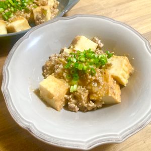 ゆかりの作ってみた!投稿(崩れる心配なし！旨辛♡厚揚げ麻婆)