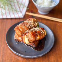ご飯が止まらない｢厚揚げの肉巻き｣