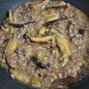 1バーバミーひ「れら、小さいのの作ってみた!投稿(ごはんとの相性抜群☆『麻婆茄子』)
