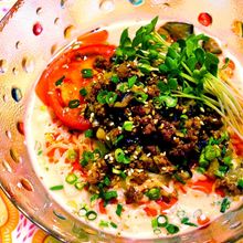 ■豆乳 de ヘルシー冷やし担々麺■