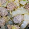 ひーちゃんの作ってみた!投稿(『白菜と肉団子のとろとろ中華風煮込み』ご飯に合うあん仕立て！)
