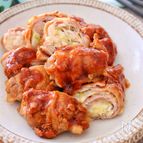 ［白菜とチーズの肉巻き］チーズとろ〜り♡シャキうま白菜！簡単