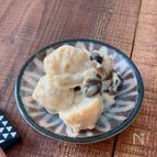 里いもうま煮ときのこのごまマヨ和え