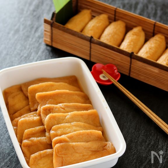 基本の和食・お寿司屋さんのいなり寿司の揚げ。