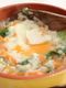 野菜と半熟卵のおじや