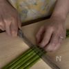 【トースターで簡単】アスパラガスのバジルマヨ焼きの下準備