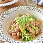 [牛肉とキャベツのみぞれ煮]すき焼のたれで簡単！
