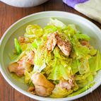 鶏とキャベツのうま塩煮【レンジで早うまおかず！ご飯がススム】