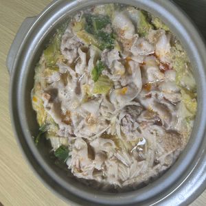 1151679の作ってみた!投稿(【豚バラ白菜のごま味噌スープ鍋】簡単こく旨スープが美味しい☆)