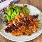 フライパンひとつ！【甘辛チキン】焼いて絡めるだけ♪