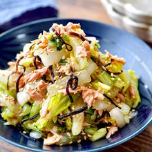 【白菜のツナ昆布和え】無限に食べれちゃう♡すぐでき副菜♪