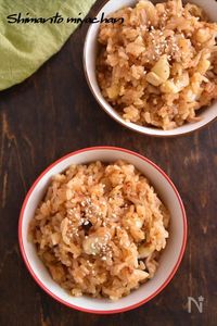 【イカゲソとキムチの炊き込みご飯】おかわりが止まらない！