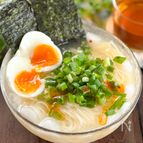 【鶏だし香る！ソーラーメン】そうめんアレンジレシピ！冷たい