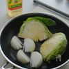 春キャベツのステーキスープの工程1