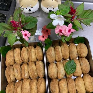 そら・ゆずの作ってみた!投稿(ジュワッと甘めのおいなりさん)