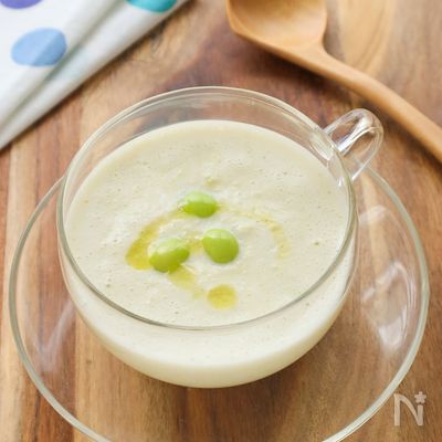 枝豆の冷製ポタージュ【塩麹が決め手♡】
