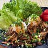 楽ラク手抜キッチン🐶🐾の作ってみた!投稿(【きのこの和風おろしハンバーグ】ワンパン♪一緒に蒸し焼きで♡)