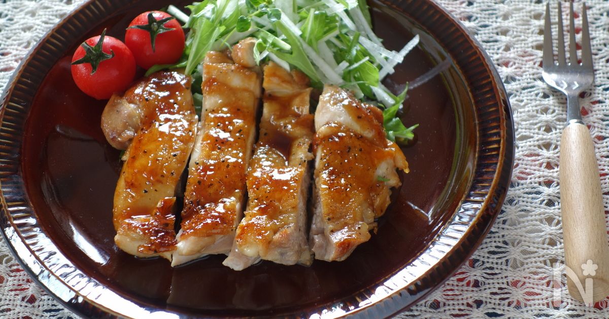 鶏の照り焼き、柚子こしょう風味 | レシピサイトNadia