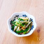 レンジで簡単♪もやしとニラのナムル