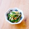 レンジで簡単♪もやしとニラのナムル