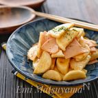 簡単！＊長芋とハムのぽん酢マスタードマリネ＊