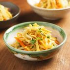 もやしのカレー風味レンジ蒸し