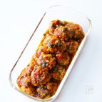 簡単♪ニラだんごの甘酢あん【作りおきおかず】